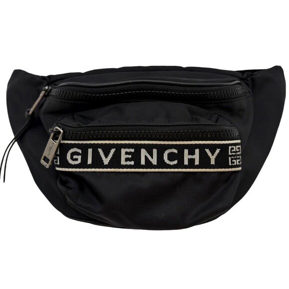 Authentic GIVENCHY Belt Bag & Fanny Pack Black Nylon #36635562